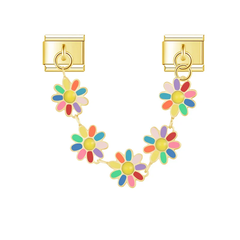 Blumen Charm-Kette