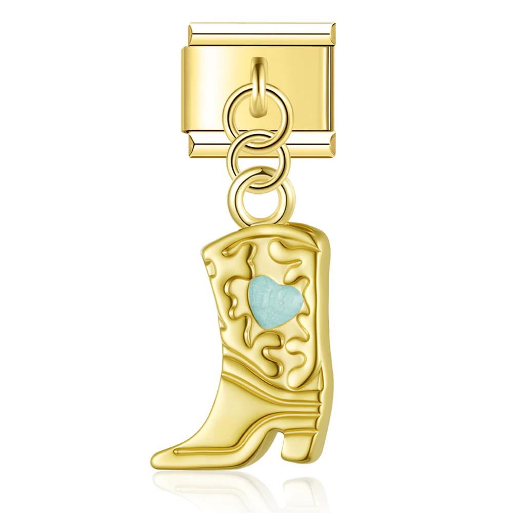 Cowboystiefel Herz Anhänger
