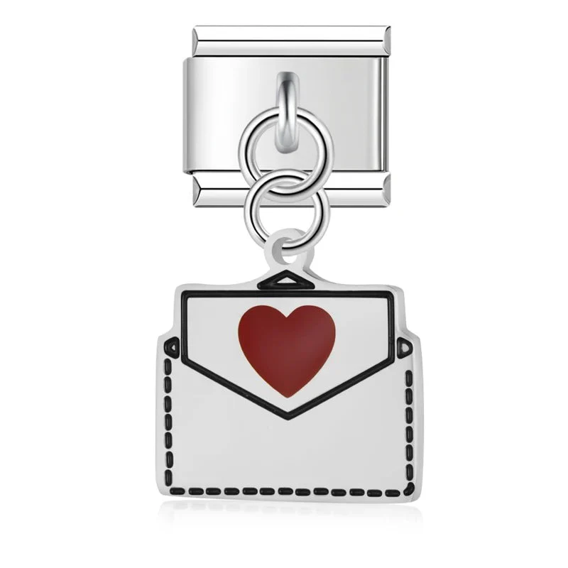 Liebesbrief Silber Anhänger