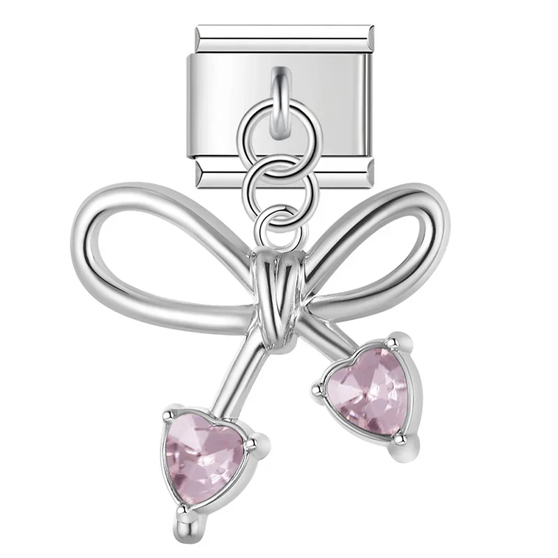 Schleife Anhänger Rosa
